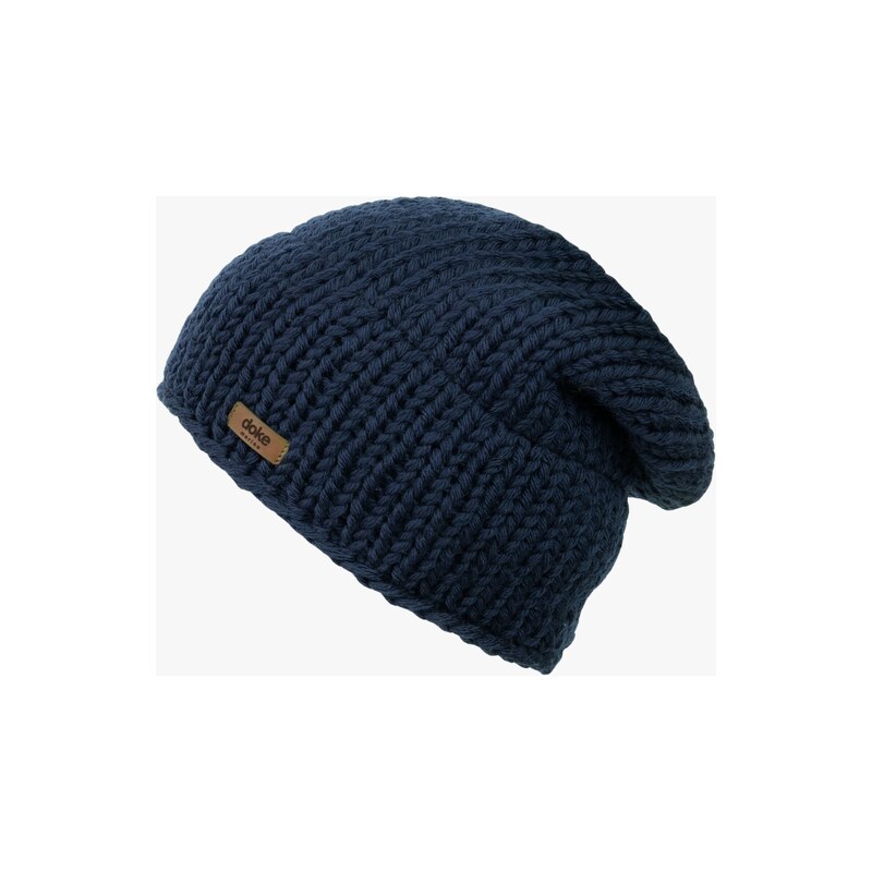 DOKE Merino pletená čepice Roy navy 118666652
