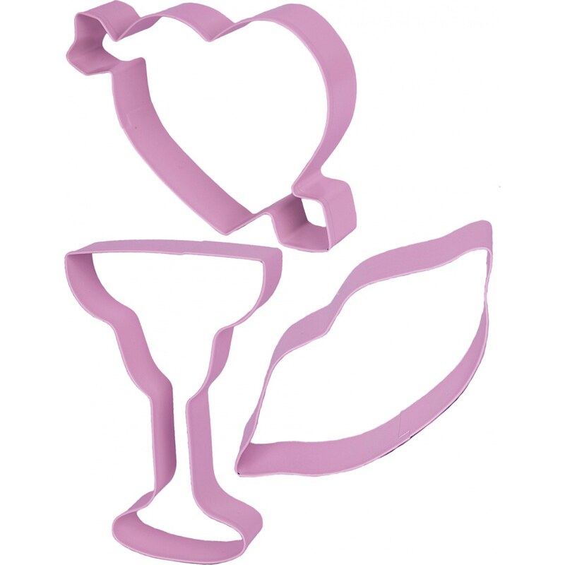 MISS ETOILE COOKIE CUTTERS, 3PCS. ROSE HEART