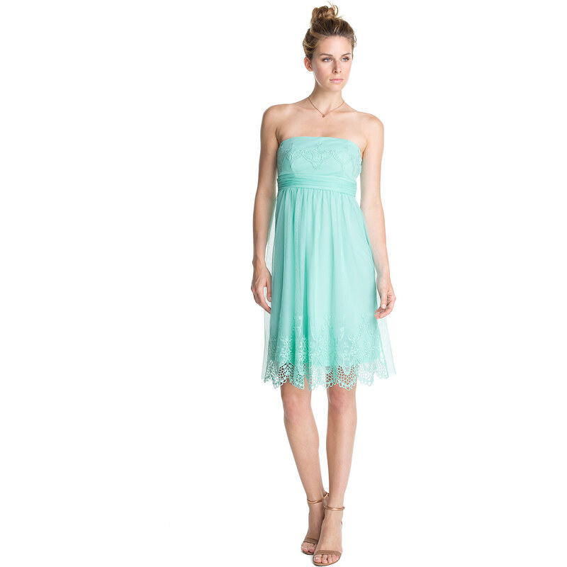 Esprit embroidered soft tulle dress