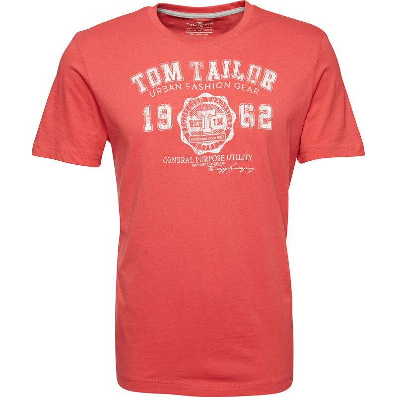 Tom Tailor pánské triko 10235490910/4273 Červená M