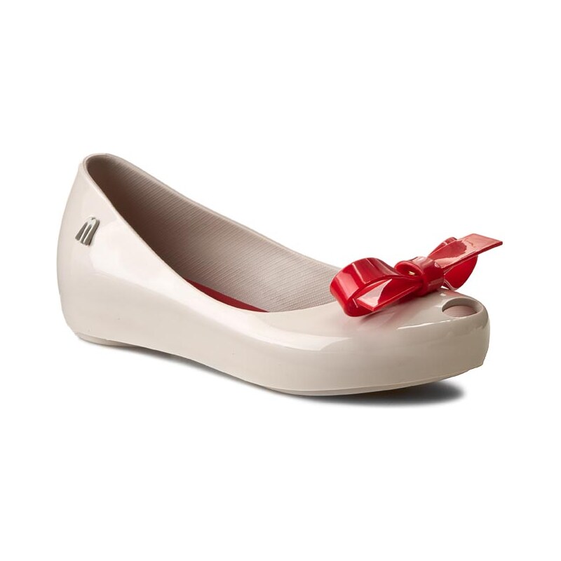 Baleríny MELISSA - Mel Ultragirl Bow Inf 31845 Beige/Red 51657