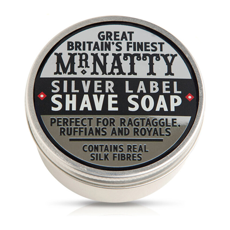 Mýdlo na holení SILVER LABEL SHAVE SOAP 80g od Mr. Natty