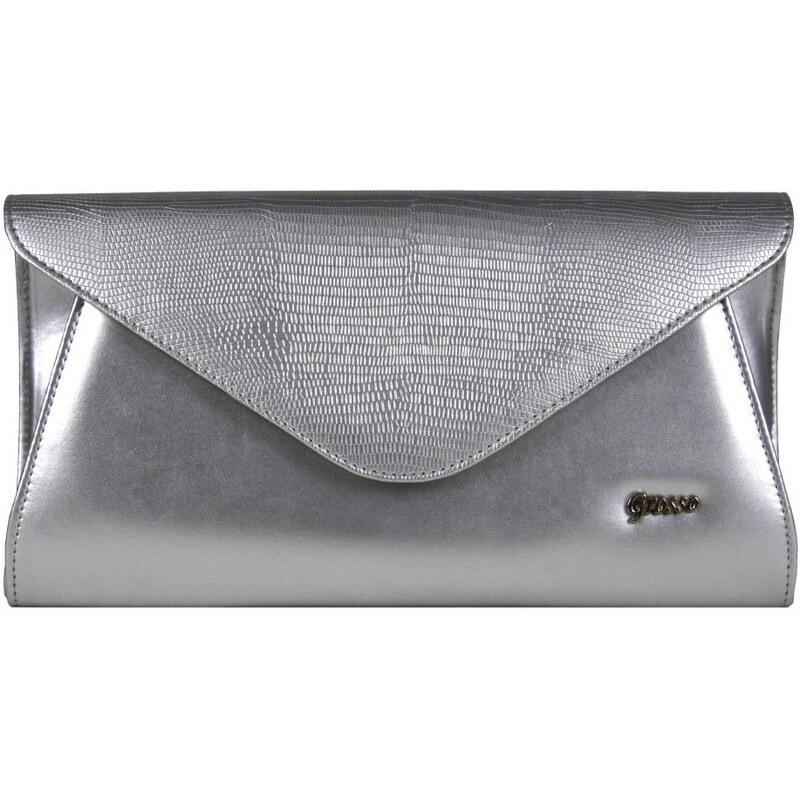 Stříbrná listová kabelka do společnosti SP126 GROSSO