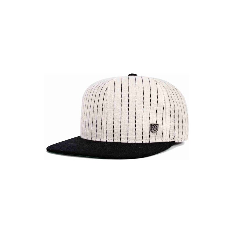 kšiltovka BRIXTON - Bruiser Fitted Cap Cream/Black (0205)