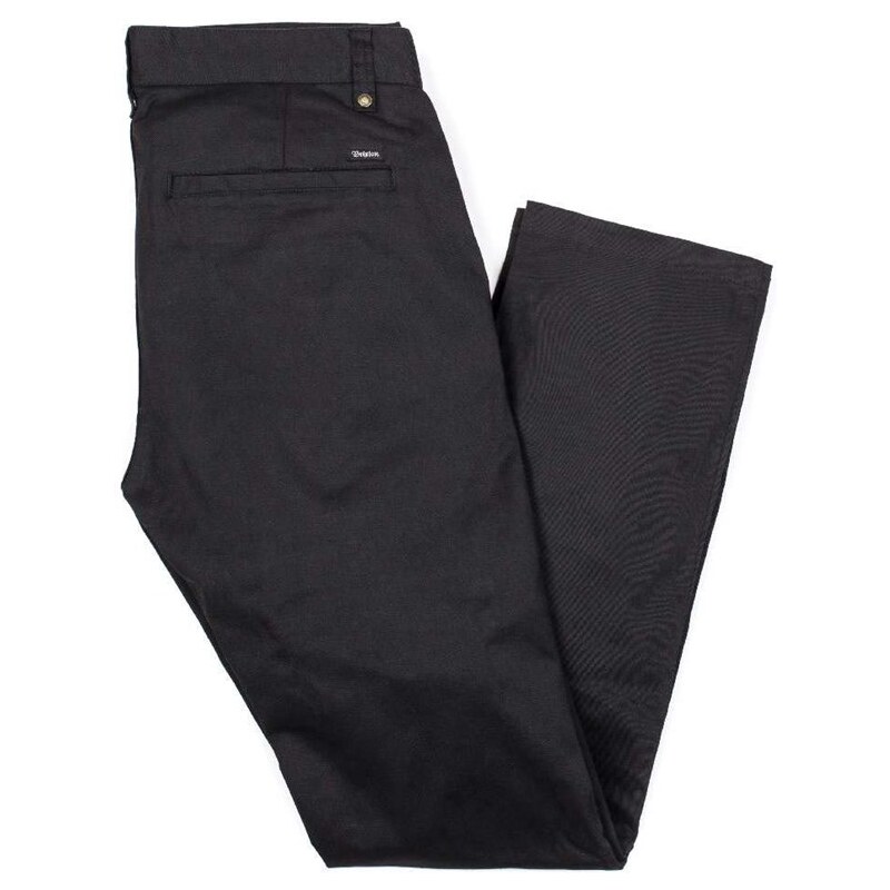 kalhoty BRIXTON - Grain Chino Black (0100)