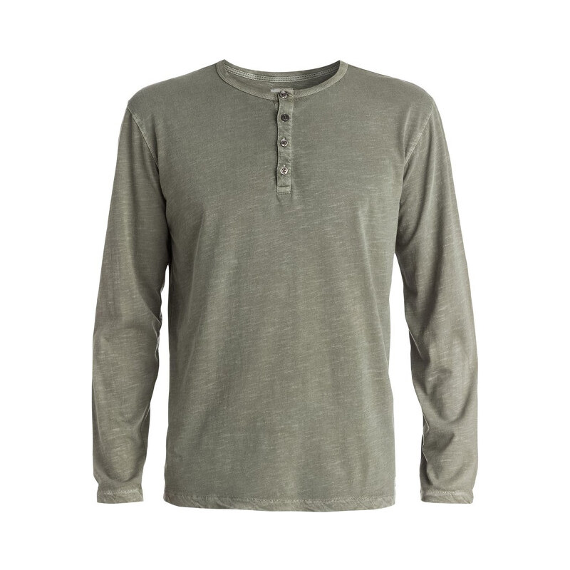 Quiksilver Tričko Harp Rivers LS Dusty Olive EQYKT03220-GPB0