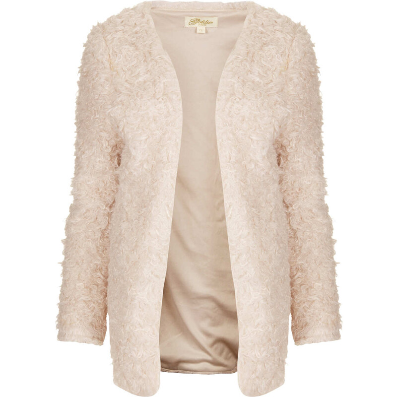 Topshop **Madison Faux Fur Jacket by Goldie