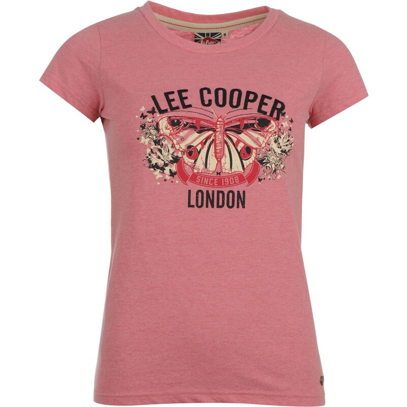Tričko Lee Cooper Logo Fashion Crew dámské