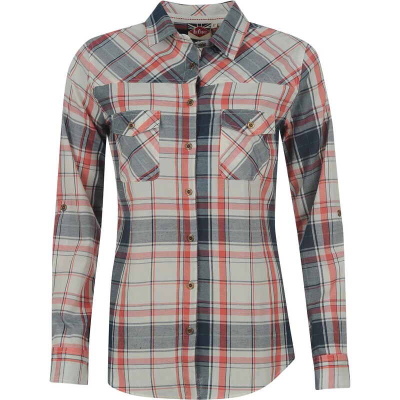 Lee Cooper Long Sleeve Check Shirt dámský