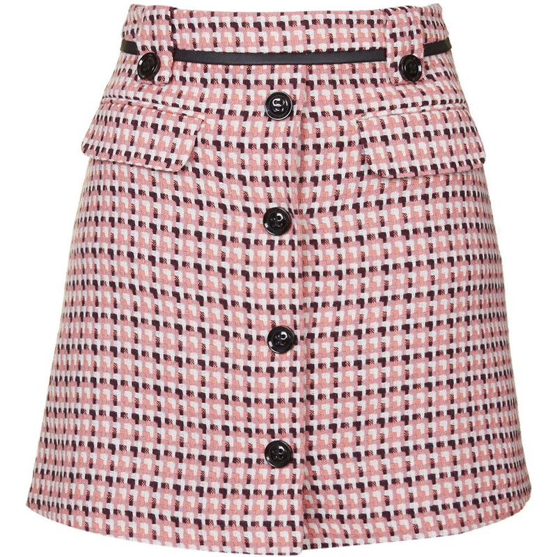 Topshop Button Front Pelmet Skirt