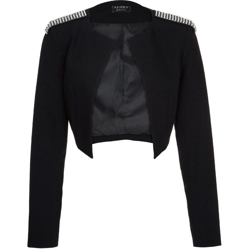 Elegantní sako APART, černé dámské sako přes šaty (vel.42 skladem) 42 černá Dopravné zdarma!