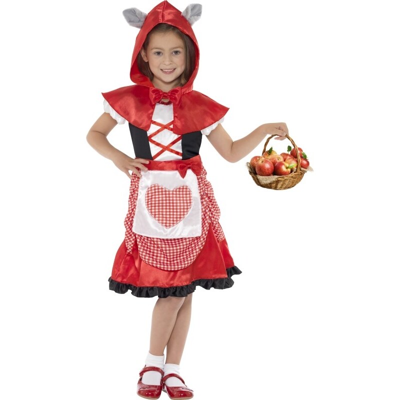 Smiffys Dětský kostým - Červená Karkulka - 10 - 12 roků