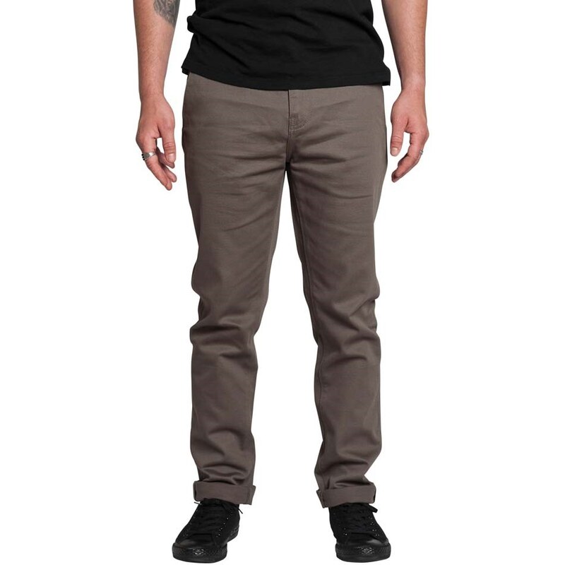 kalhoty KREW - K Standard Chino Warm Grey (GRY)