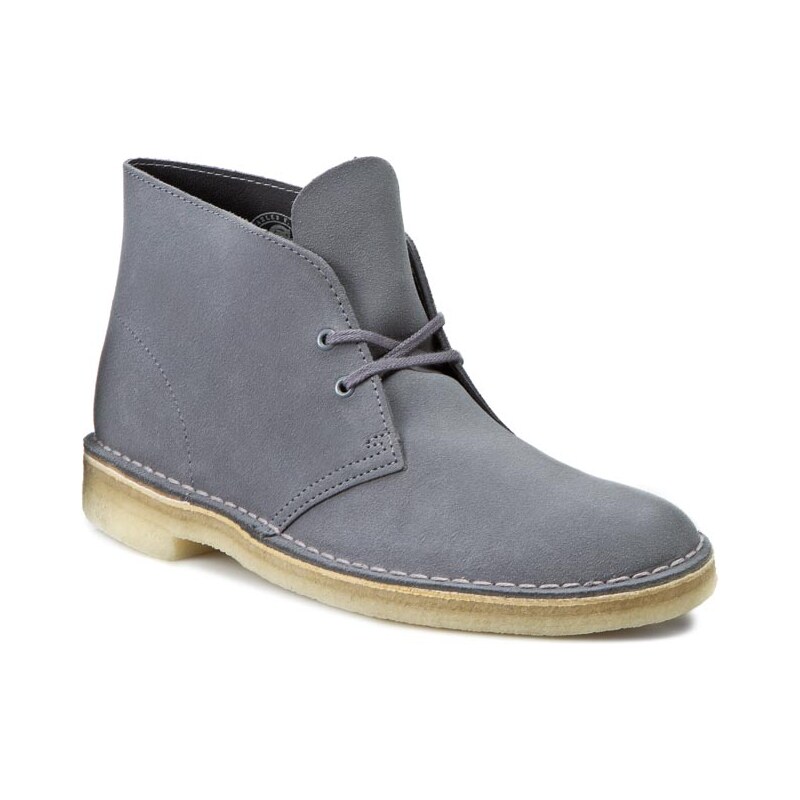 Kotníková obuv CLARKS - Desert Boot 261179017 Grey/Blue