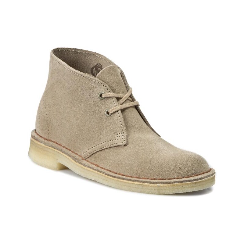 Kotníková obuv CLARKS - Desert Boot 261069414 Sand