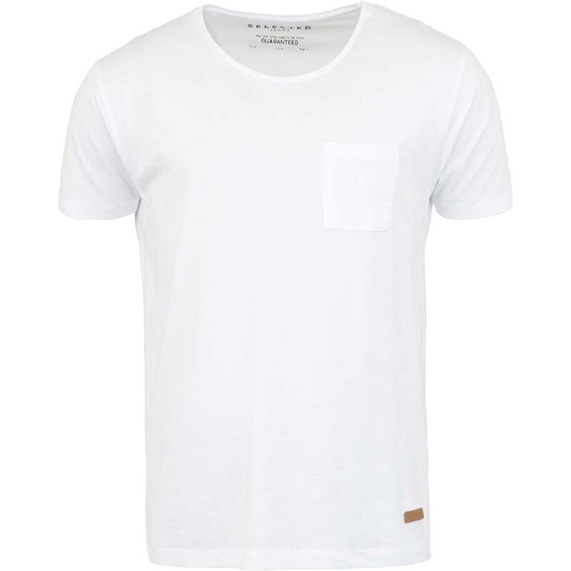 Bílé tričko Selected Dave