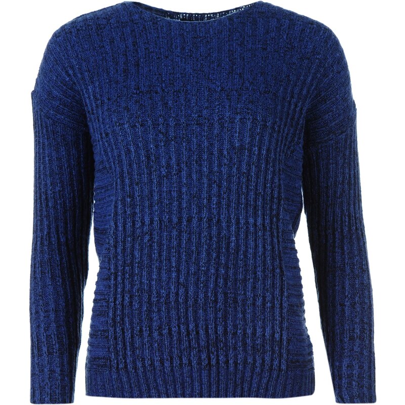 Rock and Rags Rib Crew Knit Jumper dámské Cobalt