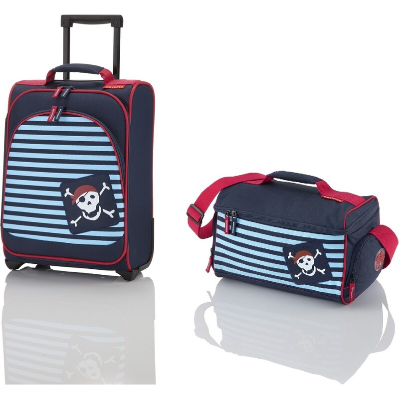 Travelite Youngster – dětská sada kufru a cestovní tašky Pirate
