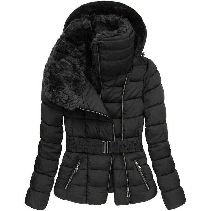 streetIN Dámská zimní bunda - černá Velikost: 2XL