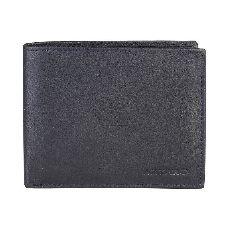 Azzaro Florence, pánská kožená peněženka tmavě modrá