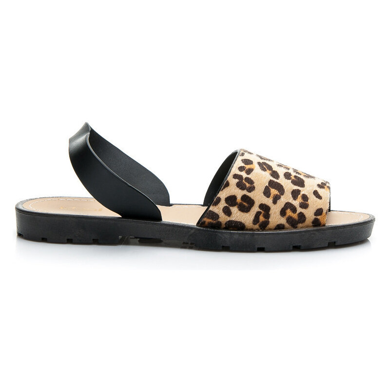 IDEAL SANDÁLY LEOPARD Velikost: 39