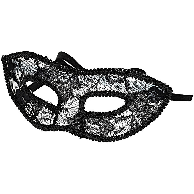 Topshop Black Lace Face Mask