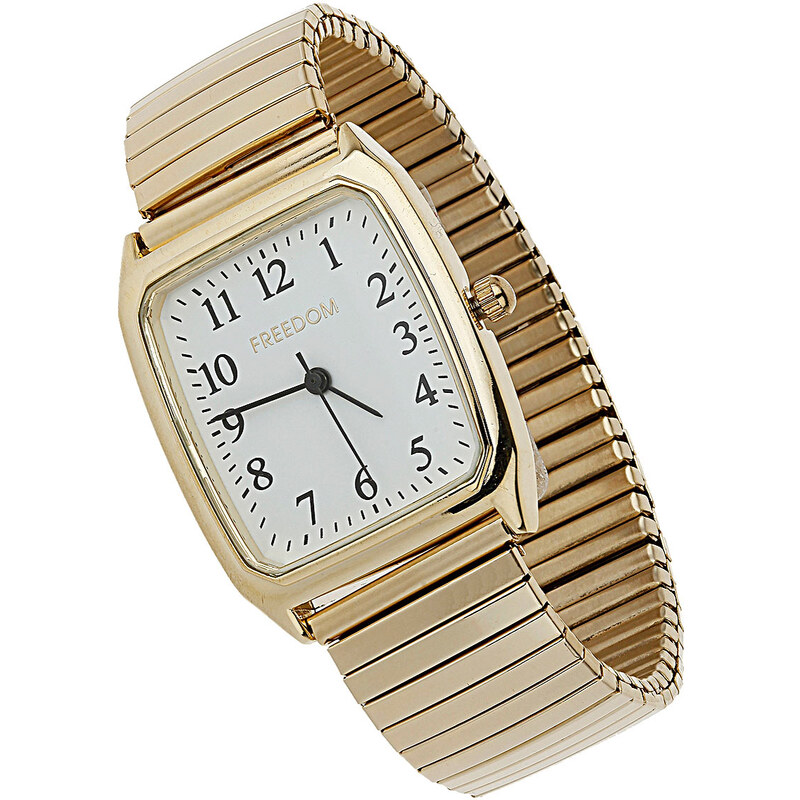 Topshop Rectangle Stretch Strap Watch