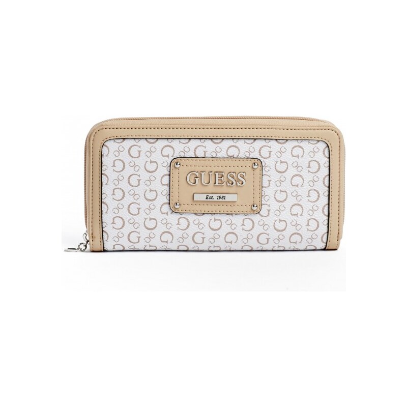 GUESS GUESS Proposal Zip-Around Wallet - white