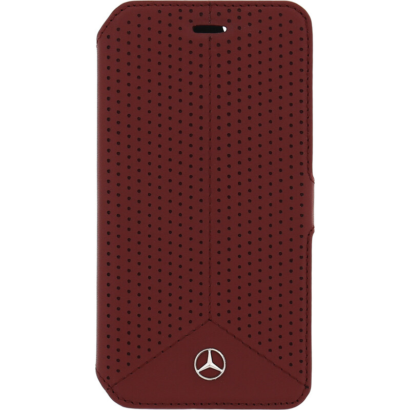 Pouzdro / kryt pro Apple iPhone 6 / 6S - Mercedes-Benz, Perforated Book Red