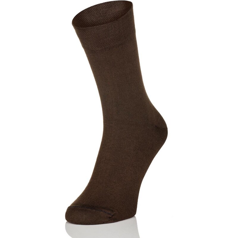 Envie Pánské hnědé ponožky MG01