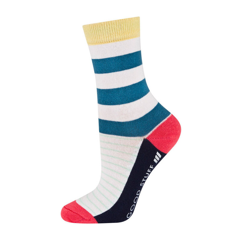 SOXO Dámské vícebarevné proužkované ponožky Good Stuff