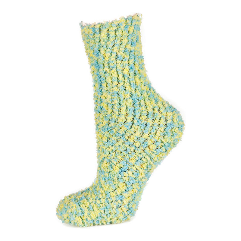SOXO Dámské žluté ponožky Multicolor