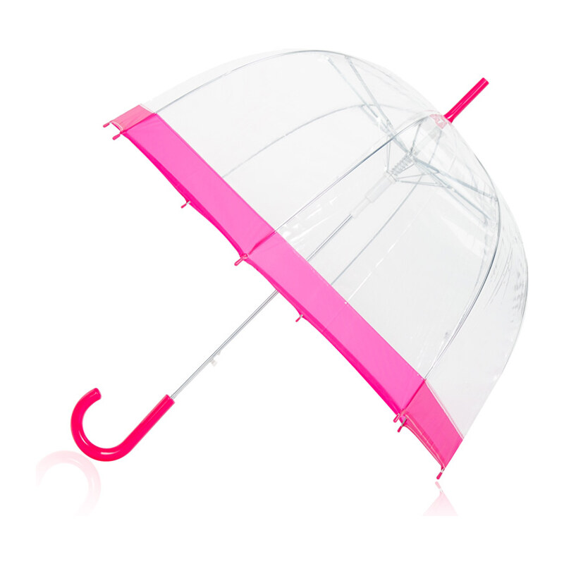 Tom&Eva Transparentní deštník Pink Flow