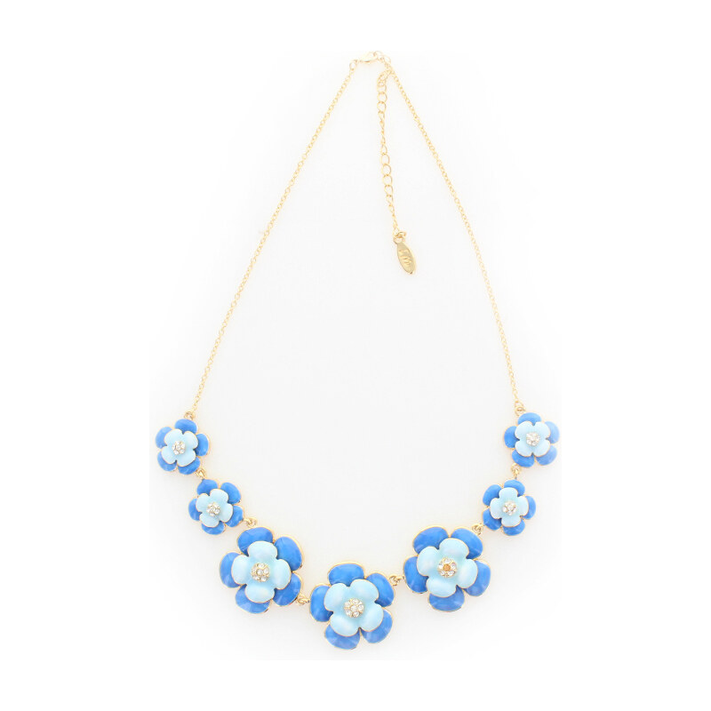 Bijou Modrý náhrdelník Daisy