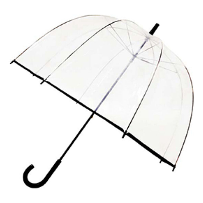 Tom Černý transparentní deštník Line