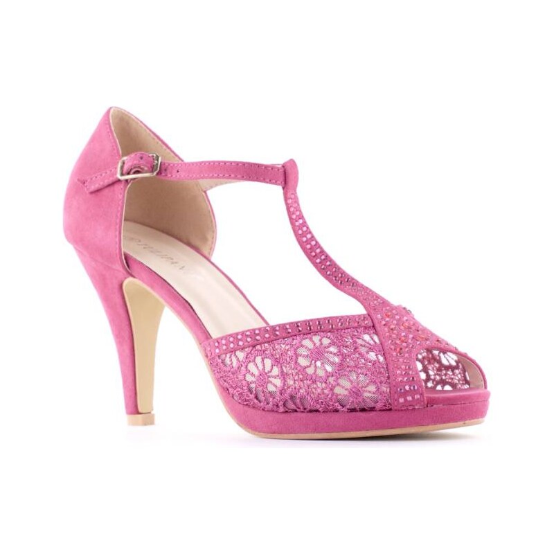Růžové sandálky Malena