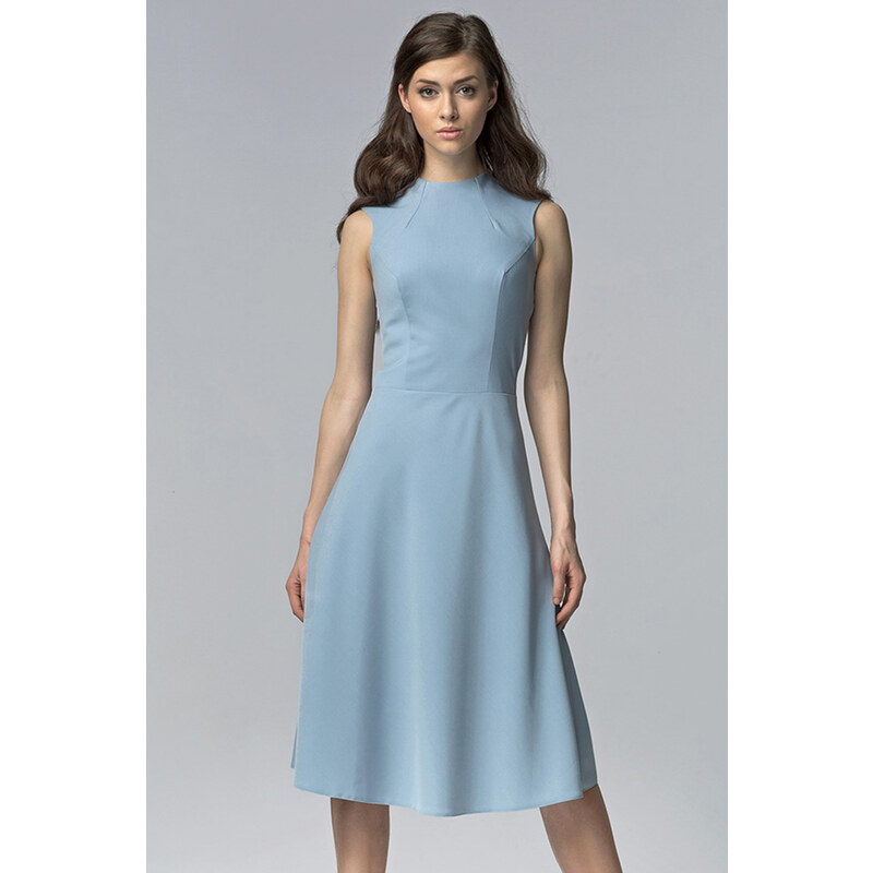 Nife Světle modré šaty S62