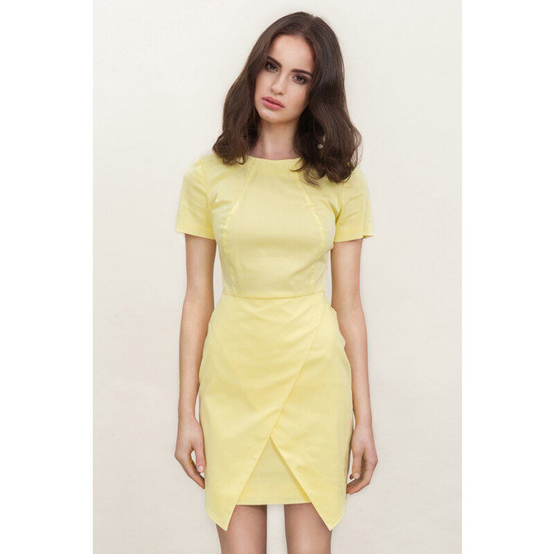 Žluté šaty Misebla MSU0030