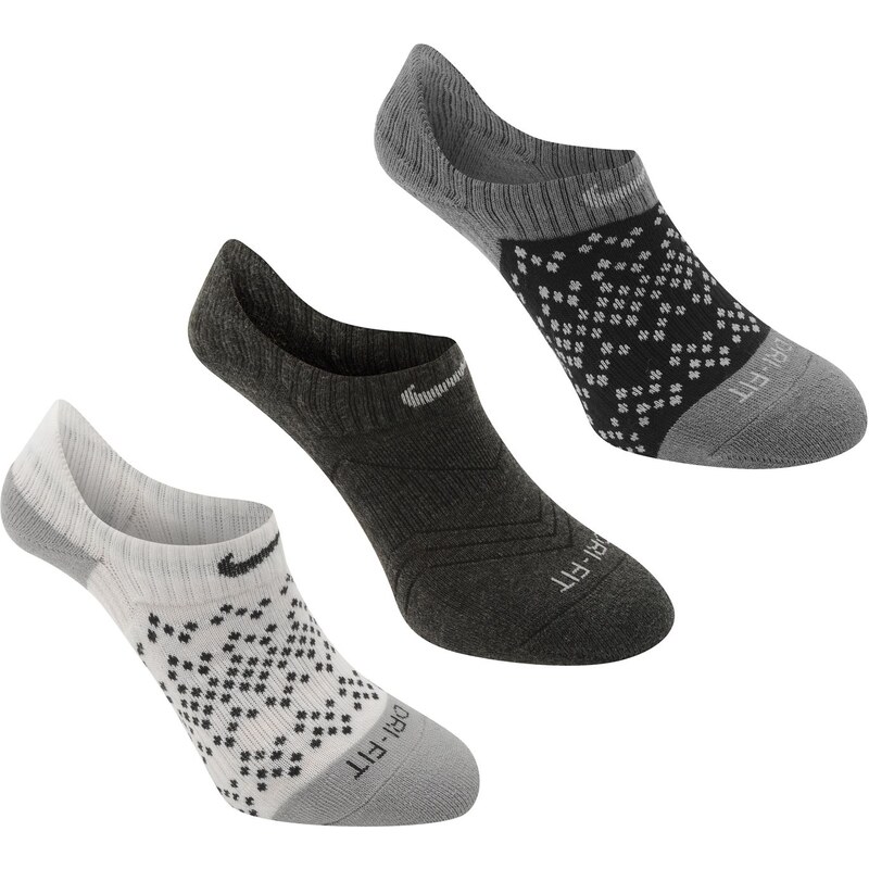 Ponožky Nike 3 Pack Graphic dám. černá/bílá