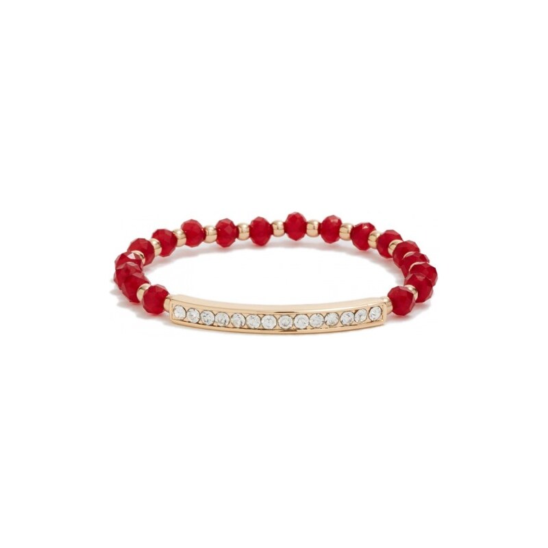 GUESS GUESS Bling Bar Stretch Bracelet - red