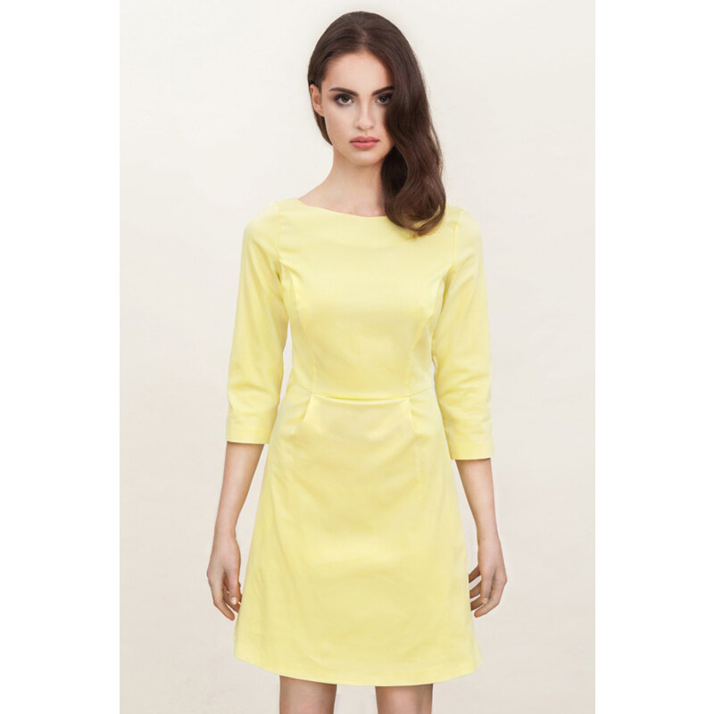 Žluté šaty Misebla MSU0027