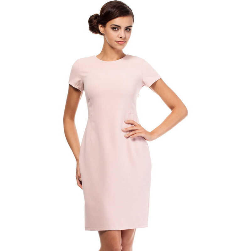 Světle růžové šaty MOE 186