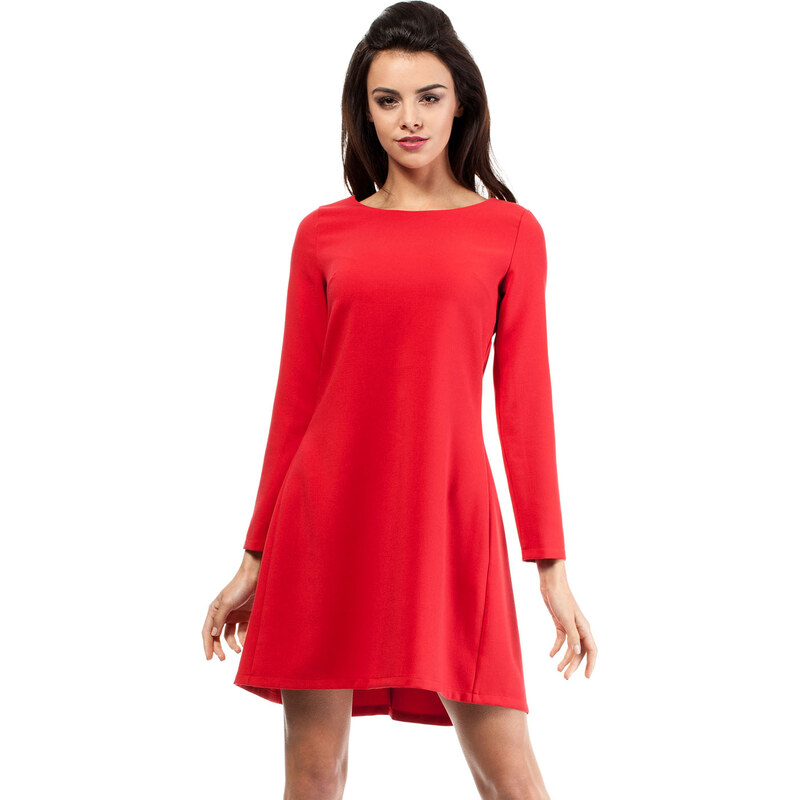 Červené šaty MOE 205