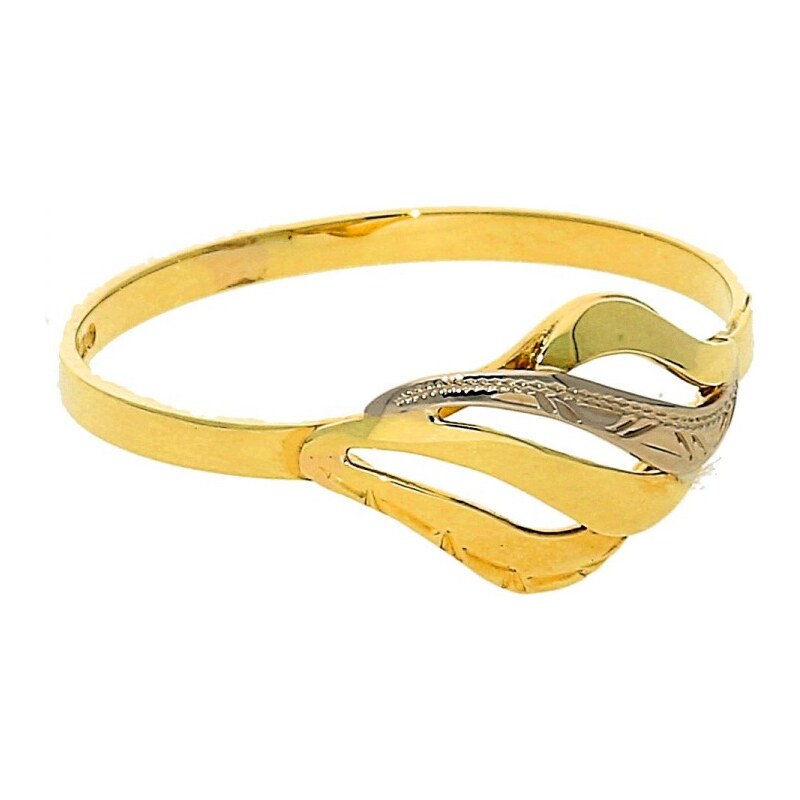 Goldstore Zlatý prsten s jemnou rytinou