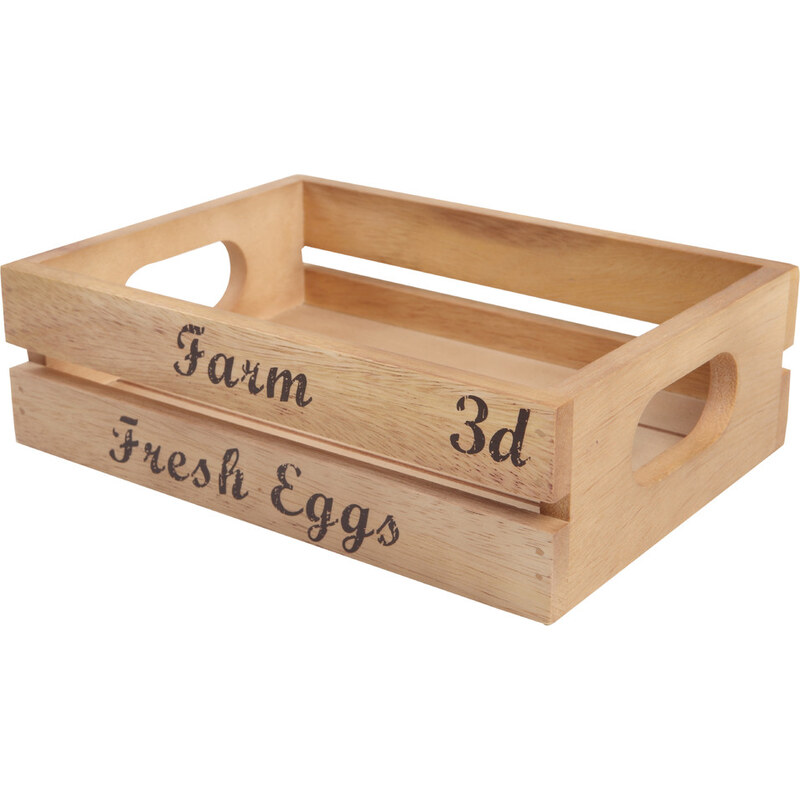 Dřevěná akáciová přenoska T&G Woodware Baroque Fresh Eggs