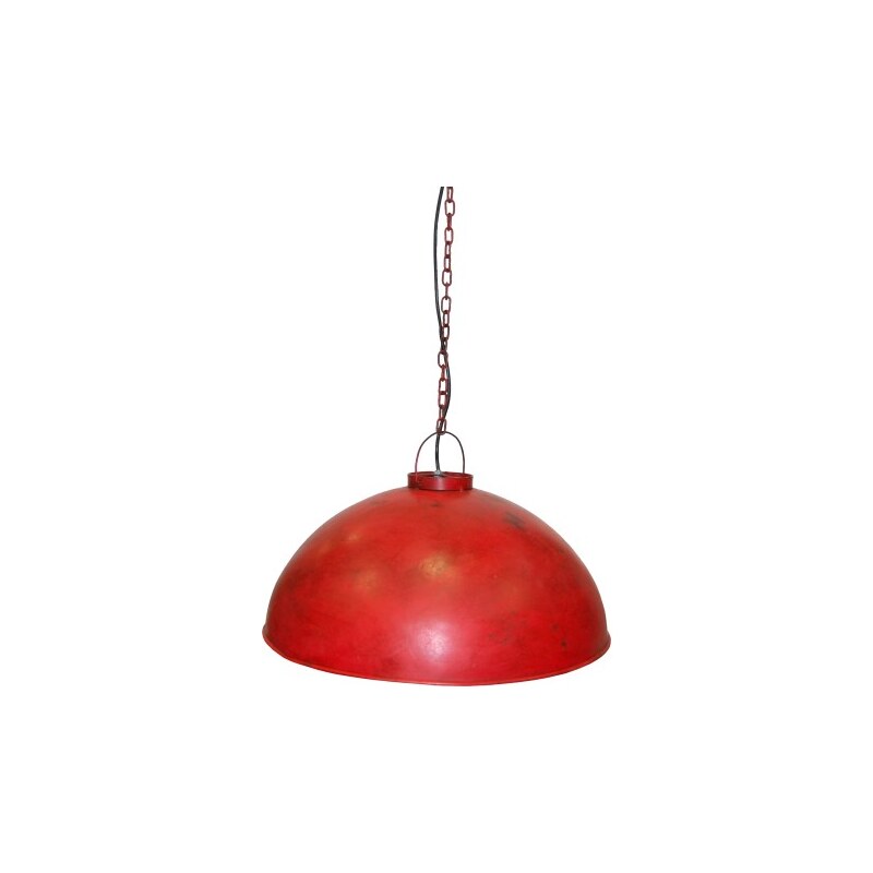 Industrial style, Závěsná lampa v industriálním stylu - červená 30x52cm (498)