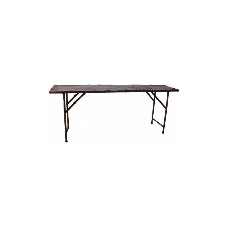 Industrial style, Jídelní stůl ze starého železa 75x150-170x 75cm (672)