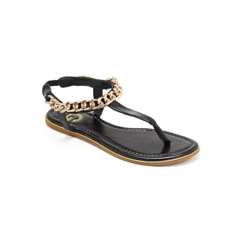GUESS GUESS Ava Chain-Trim Sandals - black