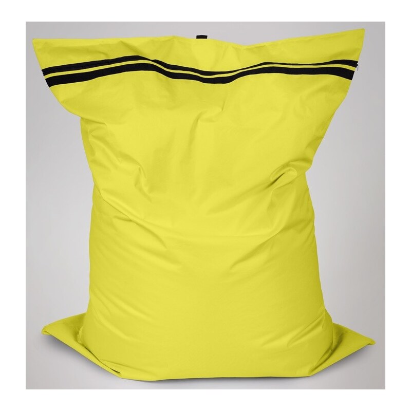 Sedací polštář Oskar s vnitřním vakem jasně žlutý polyester
