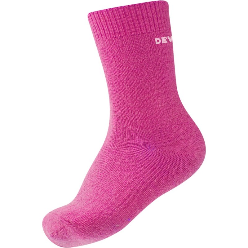 Devold Dívčí set 2ks vlněných ponožek - růžový